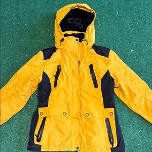 Free soldier Yellow and Black Rain Jacket